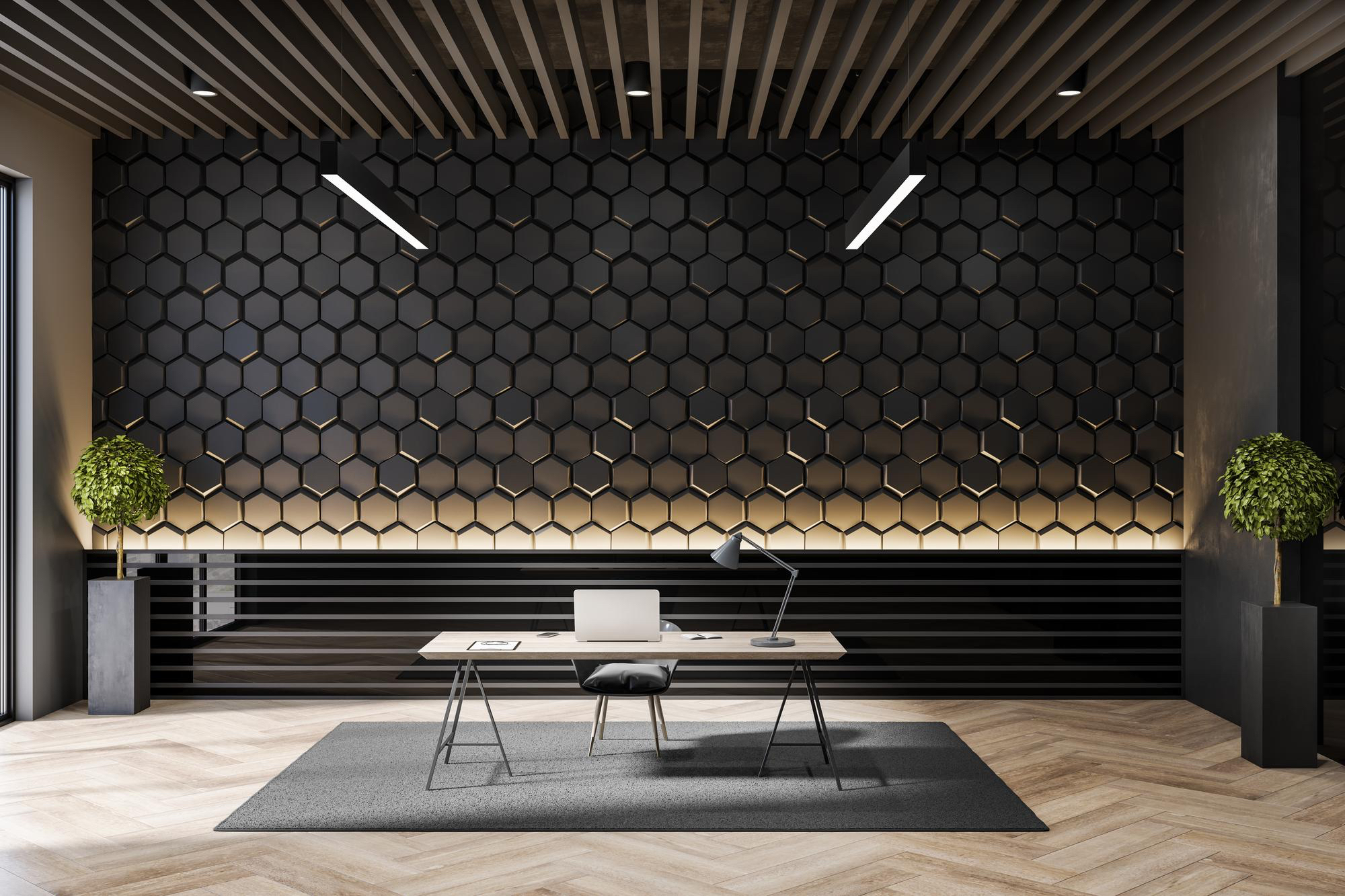 Akusztikai panelek elhelyezése a falon a tükörmódszer segítségével az első reflexiós pontok lefedésére